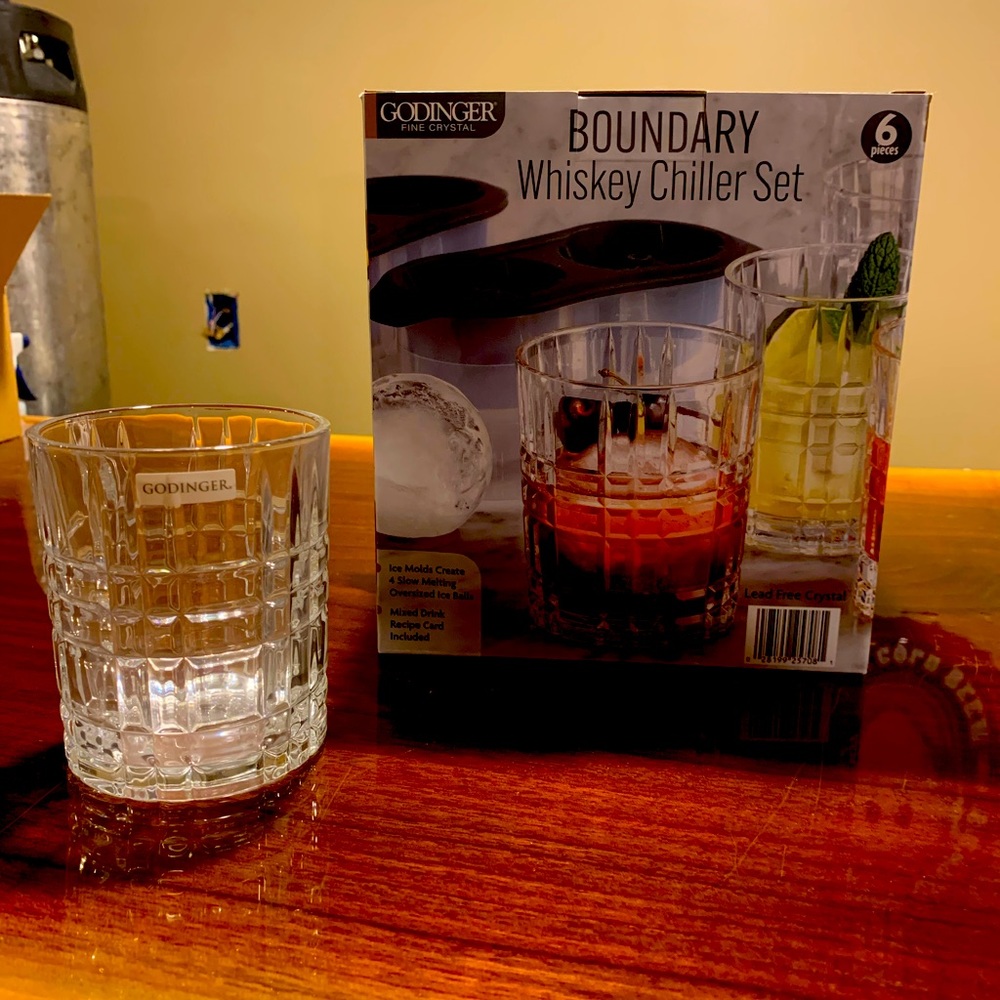 Whiskey/Bourbon Glasses and Ice ball maker